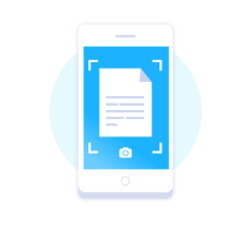 Scan receipts with phone